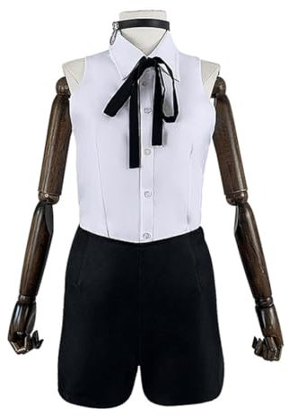 NTFQKURC Chainsaws Mans Reze Bombs Anime Club Dress Girl Fancy Dress Anime Cosplay Costume for Party Halloween