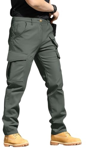 Pantalon Tactique éLastique pour Hommes,Militaire Résistant à l'eau pour Le Combat,Camouflage D'Entraînement pour Les Forces Armées