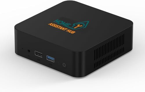 Home Assistant Server Mini-PC – CPU N95 (bis 3,40 GHz), 8GB DDR4, 256GB SSD – Kompakter Smart Home PC mit vorinstalliertem Home Assistant OS, HDMI, LAN, WLAN, BT, USB 3.2