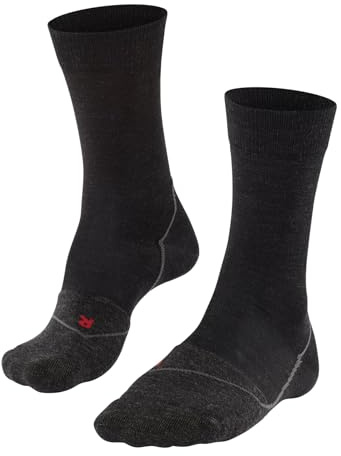 FALKE Unisex BC Warm Comfort Cycling Socks Medium Cushioning Additional Padding In The Pedal Area Anti Blister Breathable Climate-Regulating Odour-Neutralising Wool Functional Yarn 1 pair