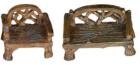 Elnwnnkc Strandkorb-Miniatur-Display für Puppenhäuser im Maßstab 1:12, perfekt für Rollenspiele und zum Präsentieren realistischer Holzmöbel