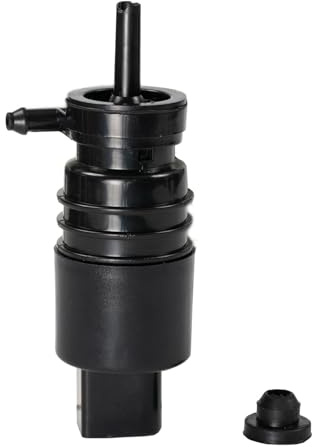 Motenna Pompe Lave-Glace, Convient for BMW, X3 E83 F25 X5 E53 Pare-Brise Avant d'essuie-Glace à Sortie d'eau Unique Pompe à lave-glace
