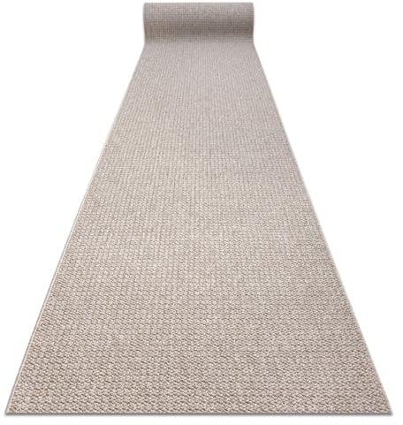 rugsx Teppichläufer Casablanca Loop, weicher Schlingenteppich, strapazierfähig & pflegeleicht, für Wohnzimmer, Schlafzimmer, beige 100x460 cm