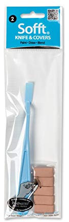 Colorfin Sofft Tools, Knife & Covers, No. 2 Flat, 65002