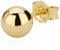 NKlaus Einzel 6mm KUGEL OHRSTECKER 585er 14 Karat Gold gelbgold OHRSCHMUCK OHRRINGE Kugelstecker 5576