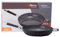 Vesuvio 32cm Frying Pan | Ceramic Coated Nonstick | Heat Resistant Silicone Handle | Durable, High Heat Aluminum Base with No PTFE, PFOA, Lead or Cadmium | Oven & Dishwasher Safe | Made in Italy