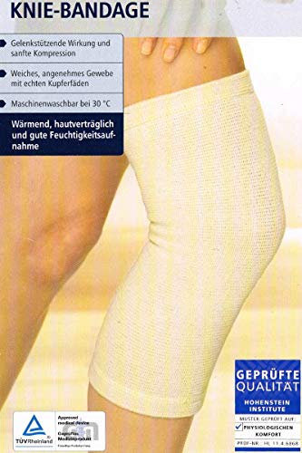 Sensiplast Knie Bandage mit echten Kupferfäden S/M