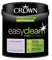 2.5L CROWN Easy Clean MATT Emulsion Multi Surface Paint That can be Used on Walls, Ceilings, Wood and Metal. Stain & Scrub Resistant Formula – Lavender Cupcake