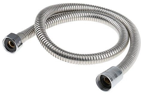 Flexible de Douche 70cm / 120cm en Acier Inoxydable Tuyau de Douche Anti-torsion Chromé pour Remplacement ou Allongement Tuyau Robinet Anti-Torsion - 70cm H09 70cm H09