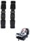 2pcs Nylon Autositz Brustgurt Clip, Kindersicherheitsgurt Schnalle Gurt Gurt für Kinder, tragbare Kleinkind einstellbare Sperre Tite Guard Schwarz, Universal