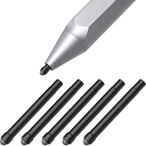 MoKo Stift Spitze Kompatibel mit Surface Pen, 5 Stück HB Original Stiftspitzen Spitzen Stylus Pen Spitze Ersatzspitze Eingabestift Kompatibel mit Surface Pro 2017 Pen (Modell 1776) /Surface Pro 4 Pen