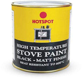 Hotspot Stove Paint Matt Black 250ml