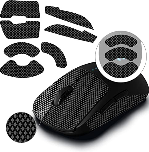 TALONGAMES Bande antidérapante compatible avec souris de jeu sans fil Logitech G Pro, absorption de la transpiration de la paume, fin 0,5 mm, coupé pour s'adapter, facile à appliquer, peau de souris