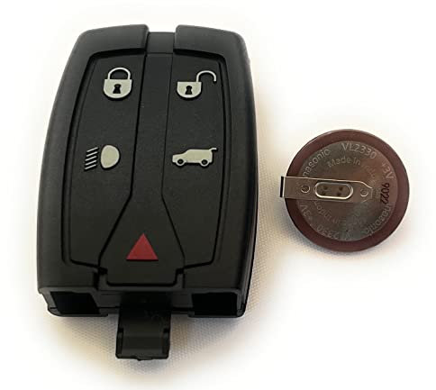 Automobile Locksmith Repair kit compatible for Land Rover Freelander 5 button remote key shell battery VL2330