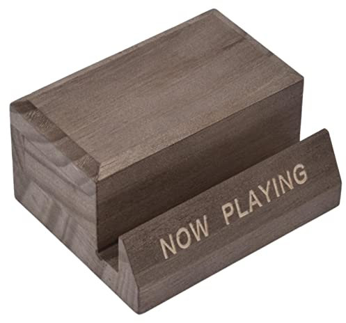 Eayoly Porte-Disque vinyles, Conception rainurée disques vinyles en Bois Massif Support Stockage disques en Bois, Accessoires décoration pour la Maison