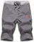 Tansozer Kurze Hosen Herren Shorts Herren Sommer Chino Gummizug Grau XXXL