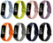 kwmobile 8X Sportarmband kompatibel mit Samsung Galaxy Fit 2 Armband - Großes Set Smartwatch Armband