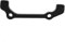 Scheibenbremsadapter, F180/R160 Scheibenbremssattel Halterungsadapter Scheibenbremsadapter aus Aluminiumlegierung Vorne Hinten Gabel Rahmenhalterung für Mountainbike (1 PCS)