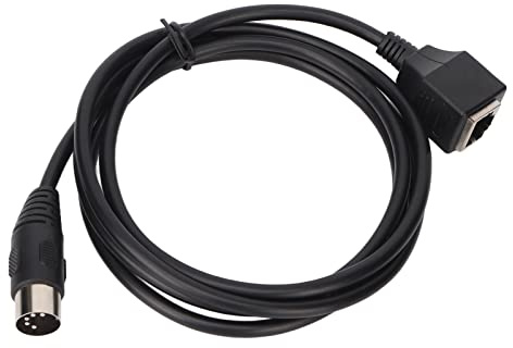 5-poliges DIN-auf-RJ45-Kabel, 5-poliger Stecker auf RJ45-Buchse, DIN-Soundkabel für Audio-Mixer, Elektronisches Schlagzeug, MIDI-Tastatur, 1,5 M