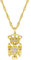 d'origine Serbien Wappen Kette | Damen Gold