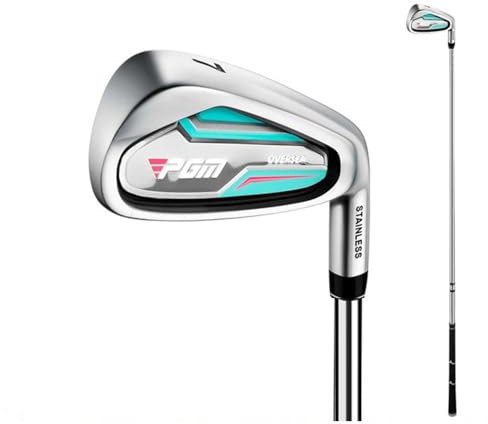 Golf Iron with Right Handed Carbon/Steel Shaft, No. 5/6/7/8/9/P/S Golf Club Iron, Low Center of Gravity Men Women Golf Iron (with steel shaft,#5(women))