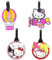 Hello Kitty and Friends Gepäckanhänger für Koffer, 4er-Pack, offizielle Lizenz, Hello Kitty Taschenanhänger, niedlicher Gepäckanhänger