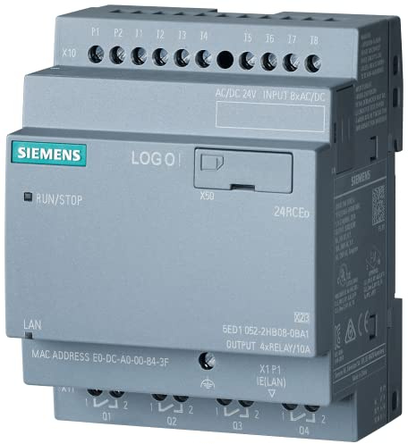 Siemens LOGO! Logikmodul, 8 Eing. Relais Ausg.Typ Digital Eing.Typ