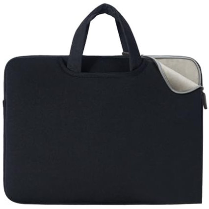 TQUXNGA Sac à main pour ordinateur portable de 13,3, 14,1, 15,4, 15,6 pouces, sac de protection antichoc, Black Plus Velvet Ve, 16 inches