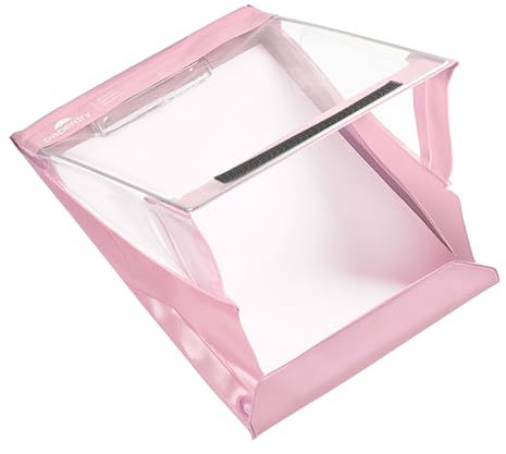 Paperdry Rosa Wasserfestes Klemmbrett A4 Hochformat, hochwertiges PVC, 18 Monate Garantie, Klemmbrett mit Deckel für Draußen