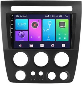 Autoradio Android 12 für Hummer H3 2005-2010 10 Zoll Touchscreen mit Carplay Android Auto DSP Dab 4G WiFi BT 5.0 GPS Navi Link Spiegel RDS HiFi Lenkradsteuerung Rückfahrkamera (M150S)