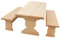 COSMEVIVI 1 Set Puppenhaus Esszimmer Tisch Und Bank Miniaturmöbel Für Puppenhaus Einrichtung Miniaturmöbel Für Puppenstube Deko Zubehör