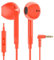 Ludos FEROX Wired Earbuds in-Ear Headphones, Earphones with Microphone, 5 Years Warranty, Noise Isolation Corded for 3.5mm Jack Ear Buds for iPhone, iPad, Samsung, Laptop, Gaming, Sports - Coral