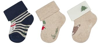 Sterntaler Unisex Baby Socken 3er Schneemann
