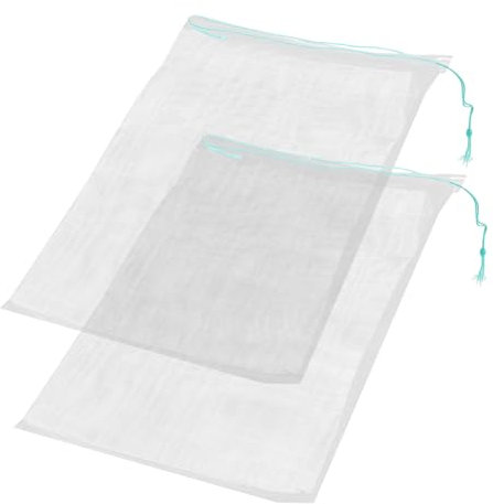 KITANDOVE 2 Stück Bienentransporttasche, Bienenzuchtwerkzeuge, Netzbeutel Für Bienenstockausrüstung, Bienenstock Netzsack, Bienenstocknetzbeutel, Kordelzugbeutel, Netztransportbeutel,