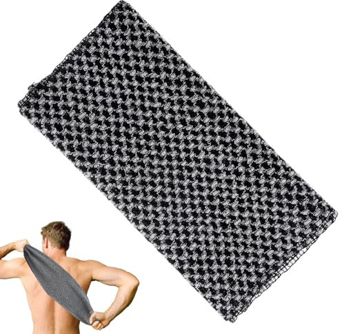 JJUNW Gant de toilette exfoliant pour la douche, 1 lot de gommages pour le dos et le corps pour une peau lisse et tout le corps