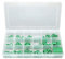 AOWINHIT Universal 225pcs Auto Klimaanlagen Siegel Ringkit, Automobil -Ring -Sortimentset, Grüne Gummi -Waschmaschinen für Japanische Autos Klimaanlage