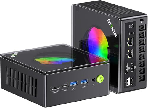 GMKtec K11 Mini PC Gaming Ryzen 9 8945HS 64GB DDR5 RAM 1 TB SSD (8C/16T, bis zu 5,2 GHz) Mini Desktop Computer, HDMI/Oculink/DisplayPort/USB4*2