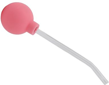 HUSHUI Herramienta de Eliminación de Cálculos de Amígdalas, Bola de Succión de PVC para Eliminar el Mal Aliento, Tubo de Succión de Garganta, Limpiador Bucal con Diseño Ergonómico, para (Rosa)