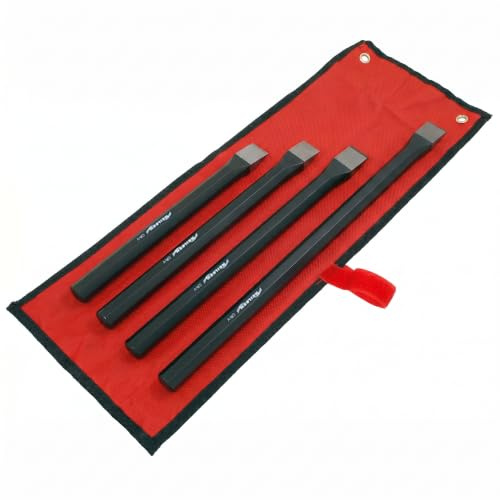 Neilsen CT1918 4pc Extra Long Chisel Set 18mm 250-400mm for Cutting and Chiselling Applications