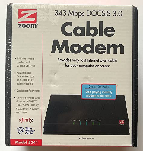 Zoom Data Over Cable Service Interface SPECIFICATION 3.0 Kabel Modem 5341–02–03H