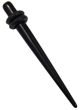 paletti Ohrdehner Dehnungsstab | Acryl Schwarz | Expander Taper | Ohrdehnungsstab 6 mm