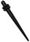 paletti Ohrdehner Dehnungsstab | Acryl Schwarz | Expander Taper | Ohrdehnungsstab 6 mm