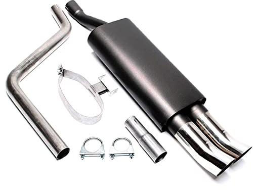 TA Technix Sportendschalldämpfer 2x76mm DTM VW Polo III