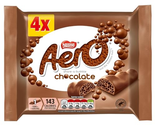 Aero Bubbly Milk Bars, 4x27g