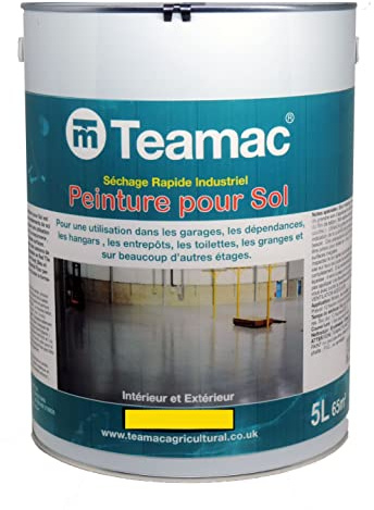 Industrial Floor Paint - Yellow - 5 Litre