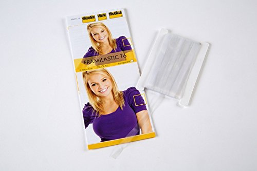Vilene Framilastic transparentes elastisches PU-Klebeband, 6 mm, 5 m, transparent – pro Packung