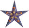 starlightz Papierstern RAMADASA Blue 60 cm Lampenschirm, Fensterdeko, Weihnachtsstern, handgemacht - das Original aus Indien