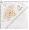 Fehn 397086 Kapuzenbadetuch BabyLOVE – Bade-Poncho aus Baumwolle mit niedlichem Schaf für Babys und Kleinkinder ab 0+ Monaten – Maße: 80 x 80 cm