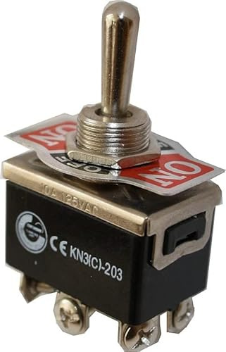 edi-tronic Kippschalter Schalter 2xUM EIN/AUS/TAST 10A / 6A 125V / 250V KN3C-213