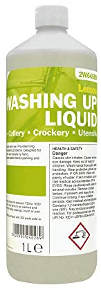 2Work Washing Up Liquid Concentrate Lemon Fragrance 1 Litre 2W04589